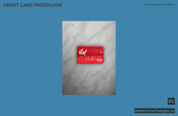 Norwegian Bank Norwegian AS Visa Classic Karte Fotoansicht Beispielvorschau